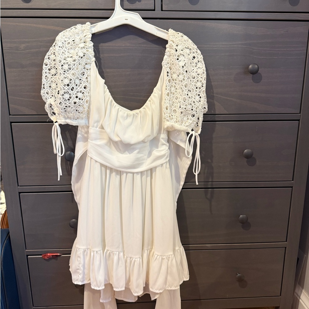 Lucy in the Sky White Mini Dress